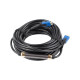 Lanberg HDMI M/M V2.0 cable 4K 15m CU, black Lanberg HDMI M/M V2.0 cable 4K 15m CU, black