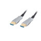 Lanberg HDMI M/M v2.0 cable 50m optical black aoc Lanberg HDMI M/M v2.0 cable 50m optical black aoc
