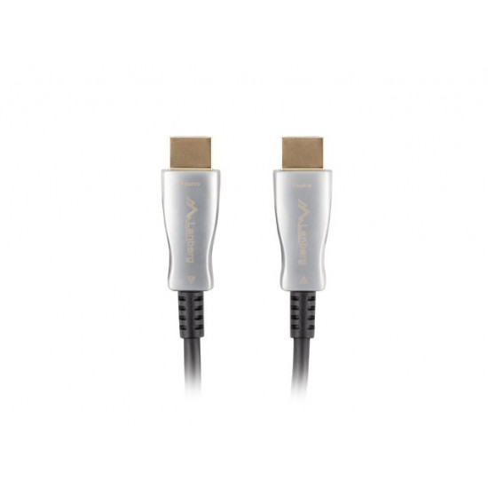 Lanberg HDMI M/M v2.0 cable 50m optical black aoc Lanberg HDMI M/M v2.0 cable 50m optical black aoc
