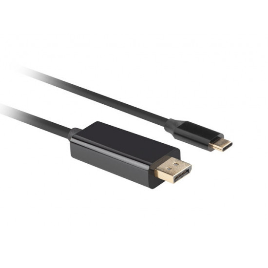 Lanberg USB-C (M) -> Displayport(M) 1.2 4K 60hz cable 3m, black