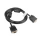 Lanberg VGA M/M cable 1.8m dual-shielded, 2x ferrite, black Lanberg VGA M/M cable 1.8m dual-shielded, 2x ferrite, black