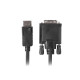 Lanberg display port (M) V1.2 -> DVI-D (M) (24+1) cable 1.8m, dual link, black Lanberg display port (M) V1.2 -> DVI-D (M) (24+1) cable 1.8m, dual link, black