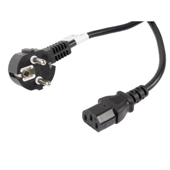 Lanberg CEE 7/7 -> IEC 320 C13 power cord 10m VDE, black Lanberg CEE 7/7 -> IEC 320 C13 power cord 10m VDE, black