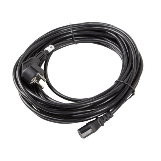 Lanberg CEE 7/7 -> IEC 320 C13 power cord 10m VDE, black Lanberg CEE 7/7 -> IEC 320 C13 power cord 10m VDE, black