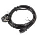 Lanberg CEE 7/7 -> IEC 320 C13 power cord 3m VDE, black Lanberg CEE 7/7 -> IEC 320 C13 power cord 3m VDE, black