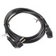 Lanberg CEE 7/7 -> IEC 320 C13 power cord 3m VDE, black Lanberg CEE 7/7 -> IEC 320 C13 power cord 3m VDE, black