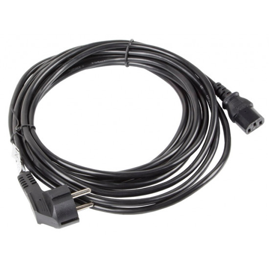 Lanberg CEE 7/7 -> IEC 320 C13 power cord 5m VDE, black
