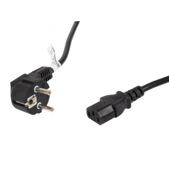 Lanberg CEE 7/7 -> IEC 320 C13 power cord 5m VDE, black
