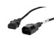 Lanberg extension power supply cable IEC 320 C13 -> C14 1.8m VDE, black Lanberg extension power supply cable IEC 320 C13 -> C14 1.8m VDE, black