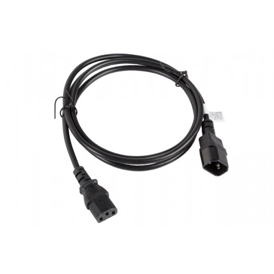 Lanberg extension power supply cable IEC 320 C13 -> C14 1.8m VDE, black Lanberg extension power supply cable IEC 320 C13 -> C14 1.8m VDE, black