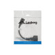 Lanberg extension power supply cable IEC 320 C14 -> Schuko (F) 20cm, black Lanberg extension power supply cable IEC 320 C14 -> Schuko (F) 20cm, black