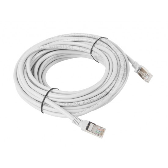 Lanberg patch cord CAT.5E 10m, grey Lanberg patch cord CAT.5E 10m, grey