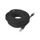 Lanberg patch cord CAT.5E 15m, black Lanberg patch cord CAT.5E 15m, black