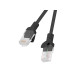Lanberg patch cord CAT.5E 1m, black Lanberg patch cord CAT.5E 1m, black