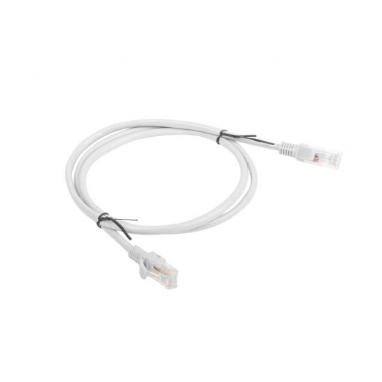Lanberg patch cord CAT.5E 1m, grey Lanberg patch cord CAT.5E 1m, grey