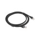 Lanberg patch cord CAT.5E 2m, black Lanberg patch cord CAT.5E 2m, black