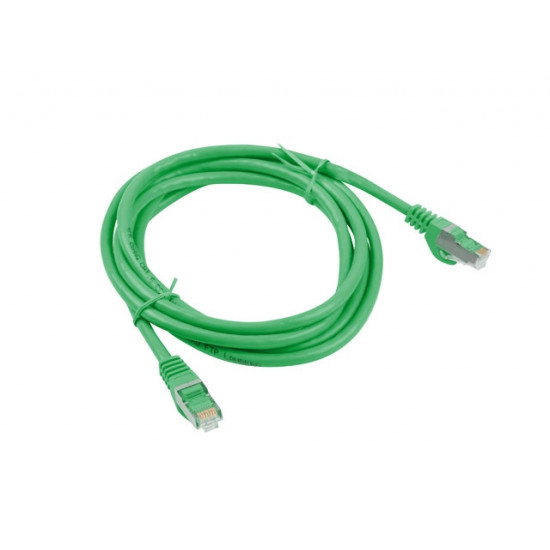 Lanberg patch cord CAT.6 FTP 3m, green Lanberg patch cord CAT.6 FTP 3m, green