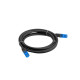 Lanberg patch cord CAT.6A FTP LSZH CCA 2m Fluke Passed, black