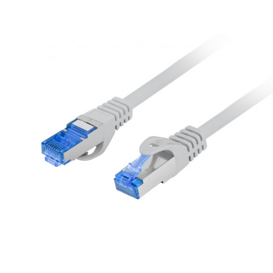 Lanberg patch cord CAT.6A FTP LSZH CCA 3m Fluke Passed, grey Lanberg patch cord CAT.6A FTP LSZH CCA 3m Fluke Passed, grey