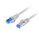 Lanberg patch cord CAT.6A FTP LSZH CCA 3m Fluke Passed, grey Lanberg patch cord CAT.6A FTP LSZH CCA 3m Fluke Passed, grey