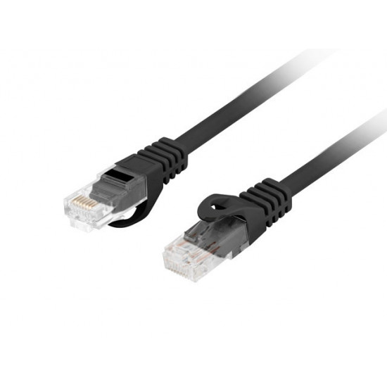 Lanberg patchcord CAT.6 utp lszh cu 2m black fluke passed Lanberg patchcord CAT.6 utp lszh cu 2m black fluke passed
