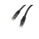 Lanberg patchcord CAT.6 utp lszh cu 2m black fluke passed Lanberg patchcord CAT.6 utp lszh cu 2m black fluke passed