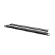 Lanberg patch panel 24 port 0.5U CAT.6, black Lanberg patch panel 24 port 0.5U CAT.6, black