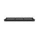 Lanberg patch panel 24 port 1U 19" CAT.5e utp with cable organizer black Lanberg patch panel 24 port 1U 19" CAT.5e utp with cable organizer black