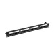 Lanberg patch panel 24 port 1U 19" CAT.6a utp black Lanberg patch panel 24 port 1U 19" CAT.6a utp black