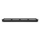Lanberg patch panel 24 port 1U 19" CAT.6a utp black Lanberg patch panel 24 port 1U 19" CAT.6a utp black