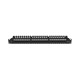 Lanberg patch panel 24 port 1U 19" CAT.6a utp with cable organizer black Lanberg patch panel 24 port 1U 19" CAT.6a utp with cable organizer black