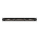Lanberg patch panel 24 port 1U 19" CAT.7 ftp with cable organizer shielded black Lanberg patch panel 24 port 1U 19" CAT.7 ftp with cable organizer shielded black