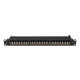 Lanberg patch panel 24 port 1U 19" CAT.7 ftp with cable organizer shielded black Lanberg patch panel 24 port 1U 19" CAT.7 ftp with cable organizer shielded black