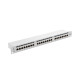 Lanberg patch panel 24 port 1U CAT.6 shielded, grey Lanberg patch panel 24 port 1U CAT.6 shielded, grey