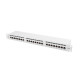 Lanberg patch panel 24 port 1U CAT.6 shielded, grey Lanberg patch panel 24 port 1U CAT.6 shielded, grey