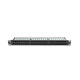 Lanberg patch panel 48 port 1U CAT.6, black Lanberg patch panel 48 port 1U CAT.6, black
