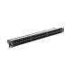 Lanberg patch panel 48 port 1U CAT.6, black Lanberg patch panel 48 port 1U CAT.6, black