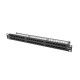 Lanberg patch panel 48 port 1U CAT.6, black Lanberg patch panel 48 port 1U CAT.6, black