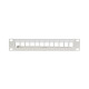 Lanberg patch panel blank 12 port 1U 10" ftp for keystone modules grey v2 Lanberg patch panel blank 12 port 1U 10" ftp for keystone modules grey v2