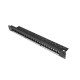 Lanberg patch panel blank 24 port 1U for keystone modules, black