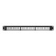 Lanberg patch panel blank 24 port 1U for keystone modules, black