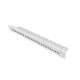 Lanberg patch panel blank 24 port 1U for keystone modules gray