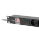 Lanberg power distribution unit (pdu) 19" 1U 10a 2m 5x french outlets black c14 Lanberg power distribution unit (pdu) 19" 1U 10a 2m 5x french outlets black c14