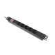 Lanberg power distribution unit (pdu) 19" 1U 16a 2m 5x french outlets black Lanberg power distribution unit (pdu) 19" 1U 16a 2m 5x french outlets black