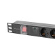 Lanberg power distribution unit (pdu) 19" 1U 16a 2m 6x schuko outlets black Lanberg power distribution unit (pdu) 19" 1U 16a 2m 6x schuko outlets black