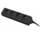 Lanberg power strip 1.5m, 4 sockets, french quality-grade copper cable, black Lanberg power strip 1.5m, 4 sockets, french quality-grade copper cable, black