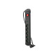 Lanberg surge protector sp1 1.5m 5x french outlets black Lanberg surge protector sp1 1.5m 5x french outlets black