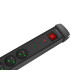 Lanberg surge protector sp1 1.5m 5x french outlets black Lanberg surge protector sp1 1.5m 5x french outlets black