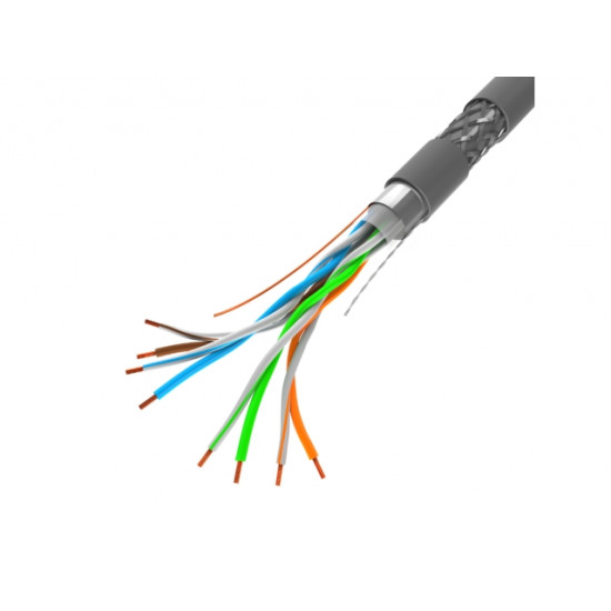 Lanberg LAN cable CAT.5e sftp 305m solid cu cpr + fluke passed grey Lanberg LAN cable CAT.5e sftp 305m solid cu cpr + fluke passed grey