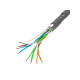 Lanberg LAN cable CAT.5e sftp 305m solid cu cpr + fluke passed grey Lanberg LAN cable CAT.5e sftp 305m solid cu cpr + fluke passed grey
